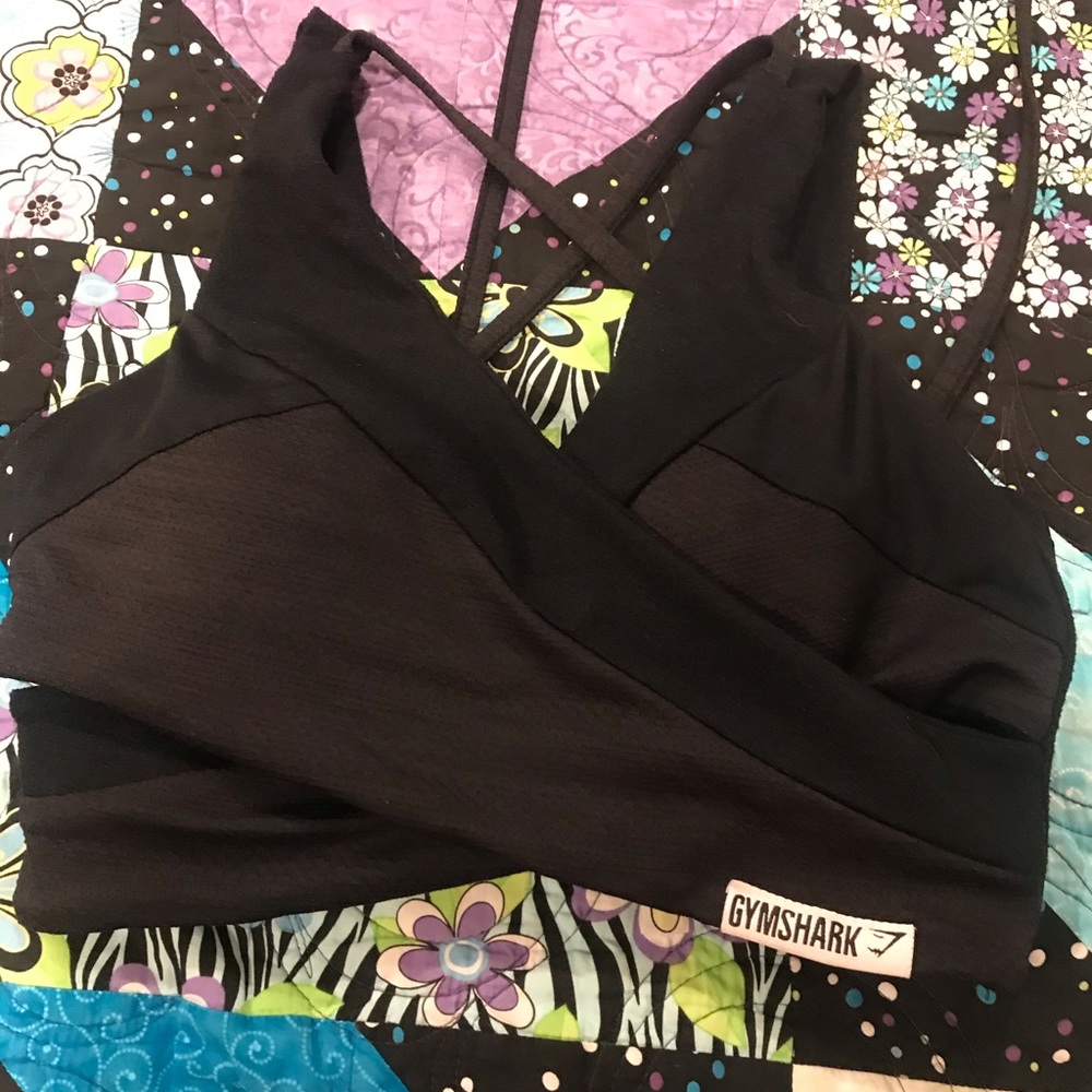 Gymshark black sport bra